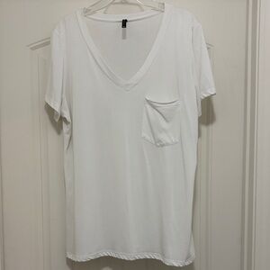 P!phany White V-neck dress shirt